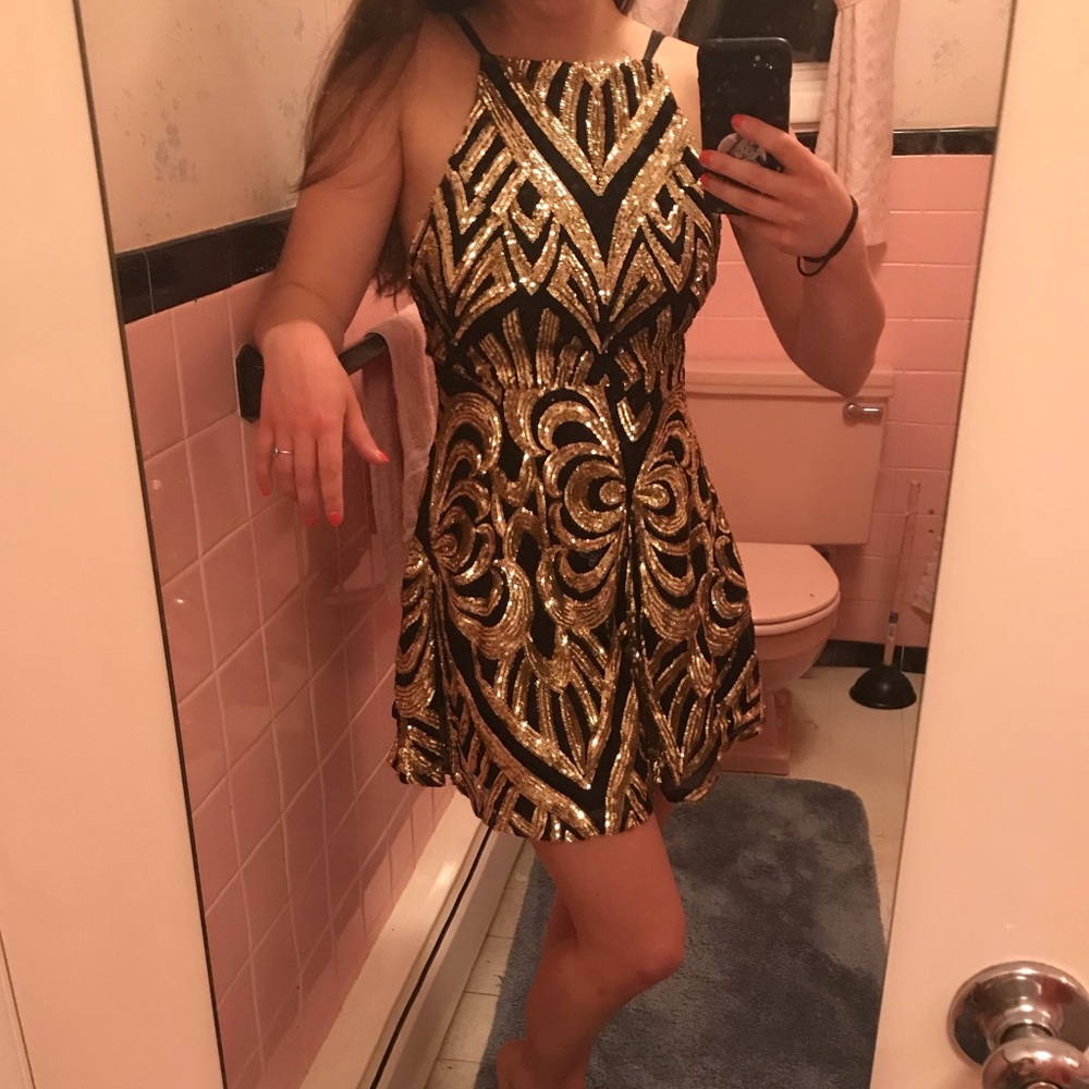 Sequins Cocktail Dress